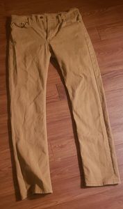 Men's  Levi 513 dark tan 30x32 jeans